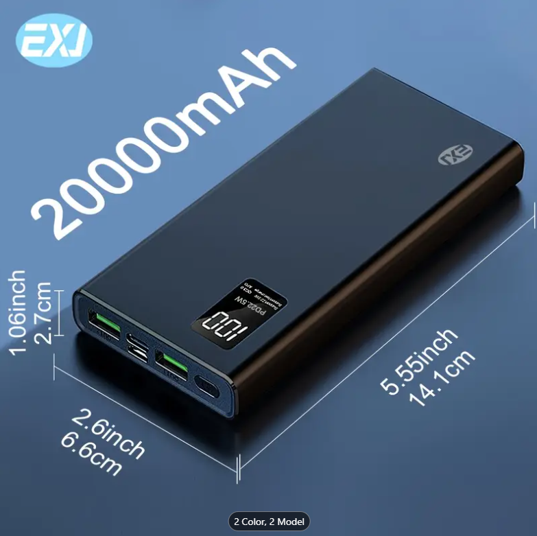 EXJ 20000mAh/10000mAh Power Bank